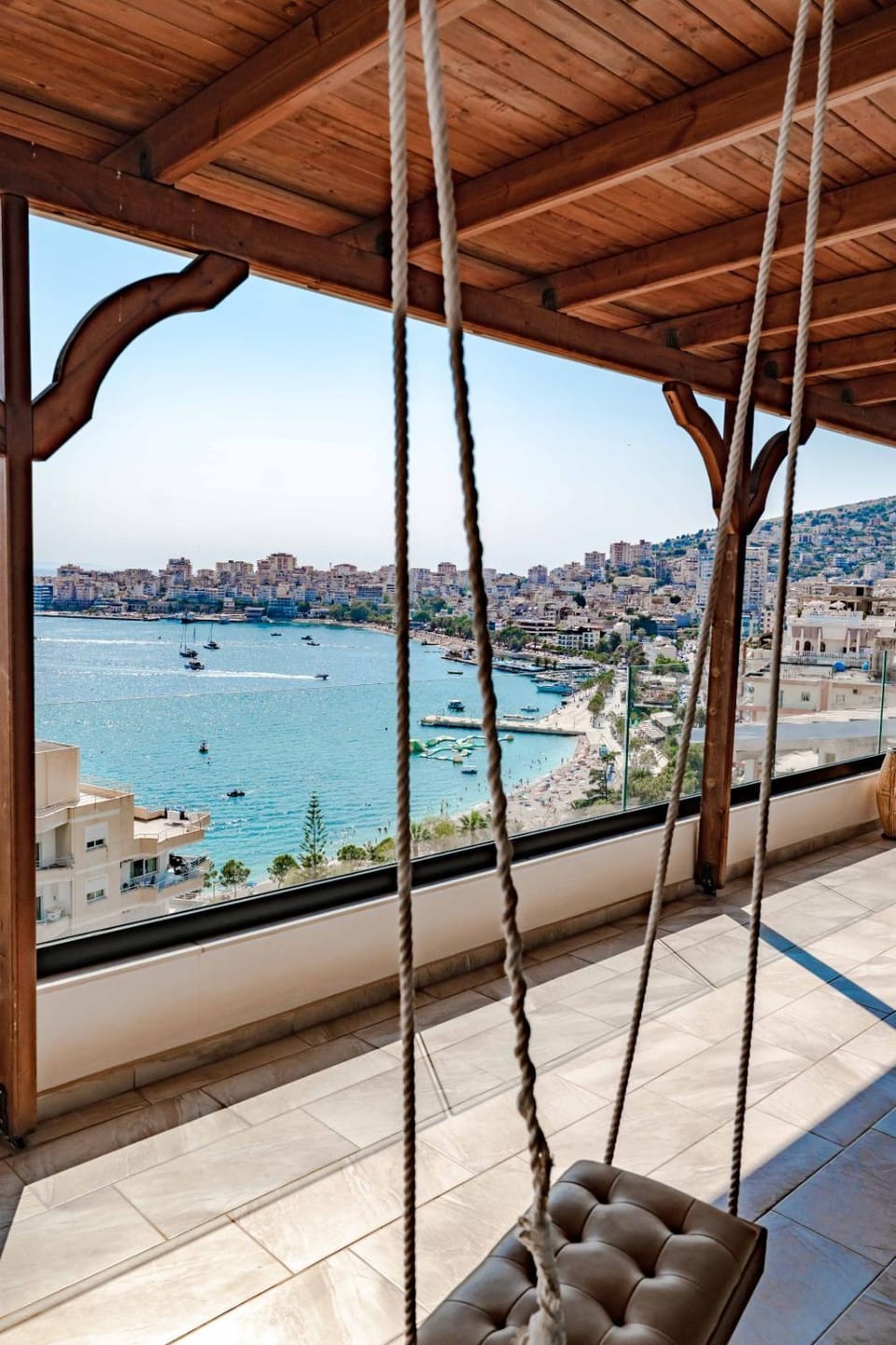 Day, View (from property/room), Balcony/Terrace, City view, Sea view