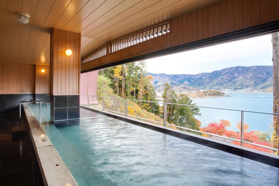 Hot Spring Bath, View (from property/room), Lake view