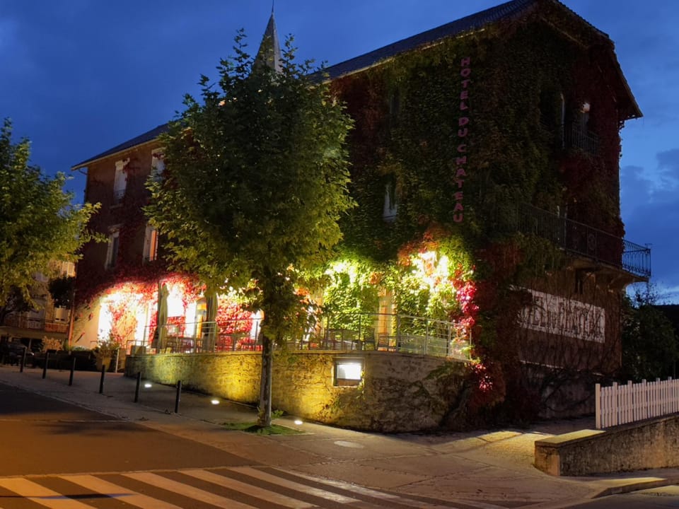 Property building, Night, Street view
