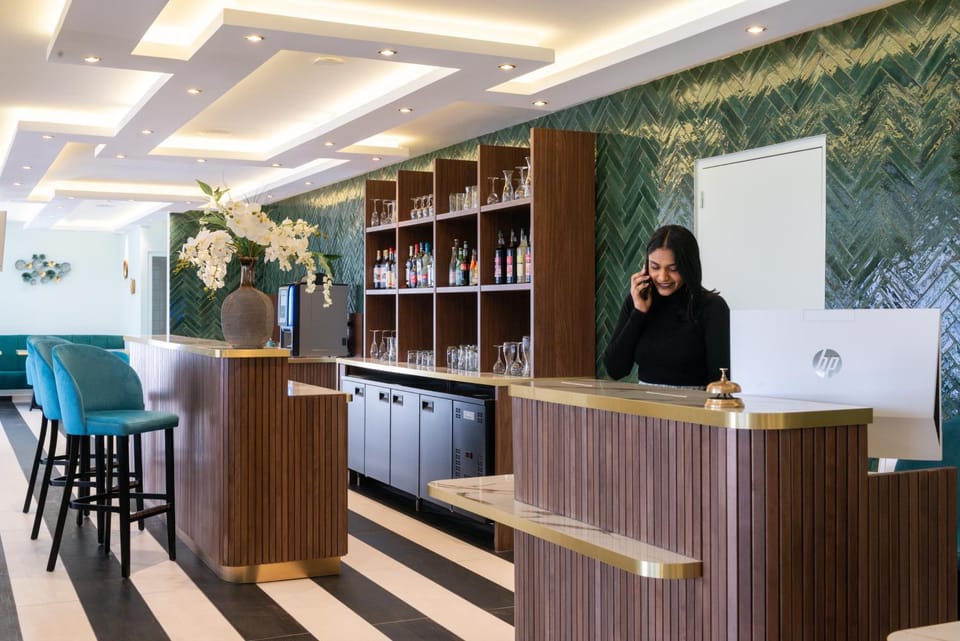 Staff, People, Lobby or reception