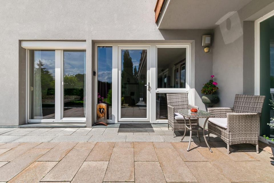 Property building, Patio, Seating area