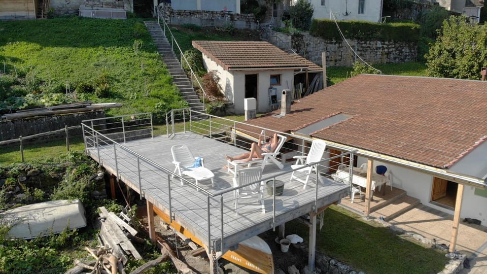 Patio, Day, Bird's eye view, Summer, View (from property/room)