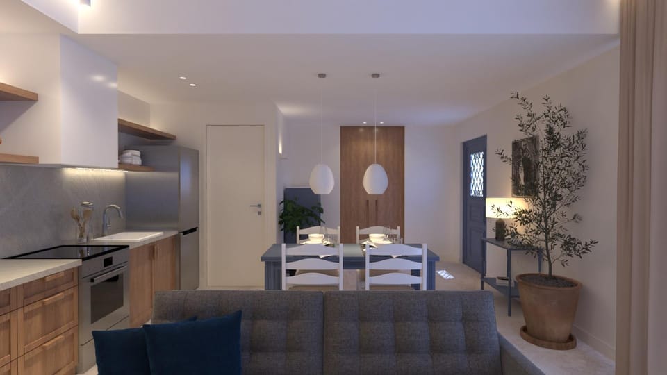 Kitchen or kitchenette, Dining area