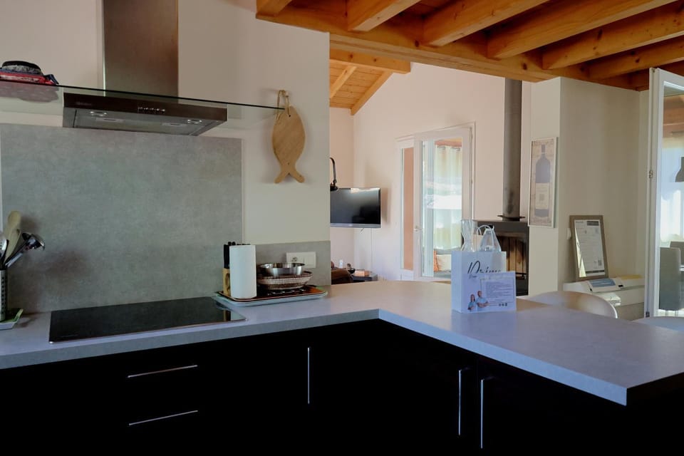 TV and multimedia, Kitchen or kitchenette, Dining area, oven, stove, toaster
