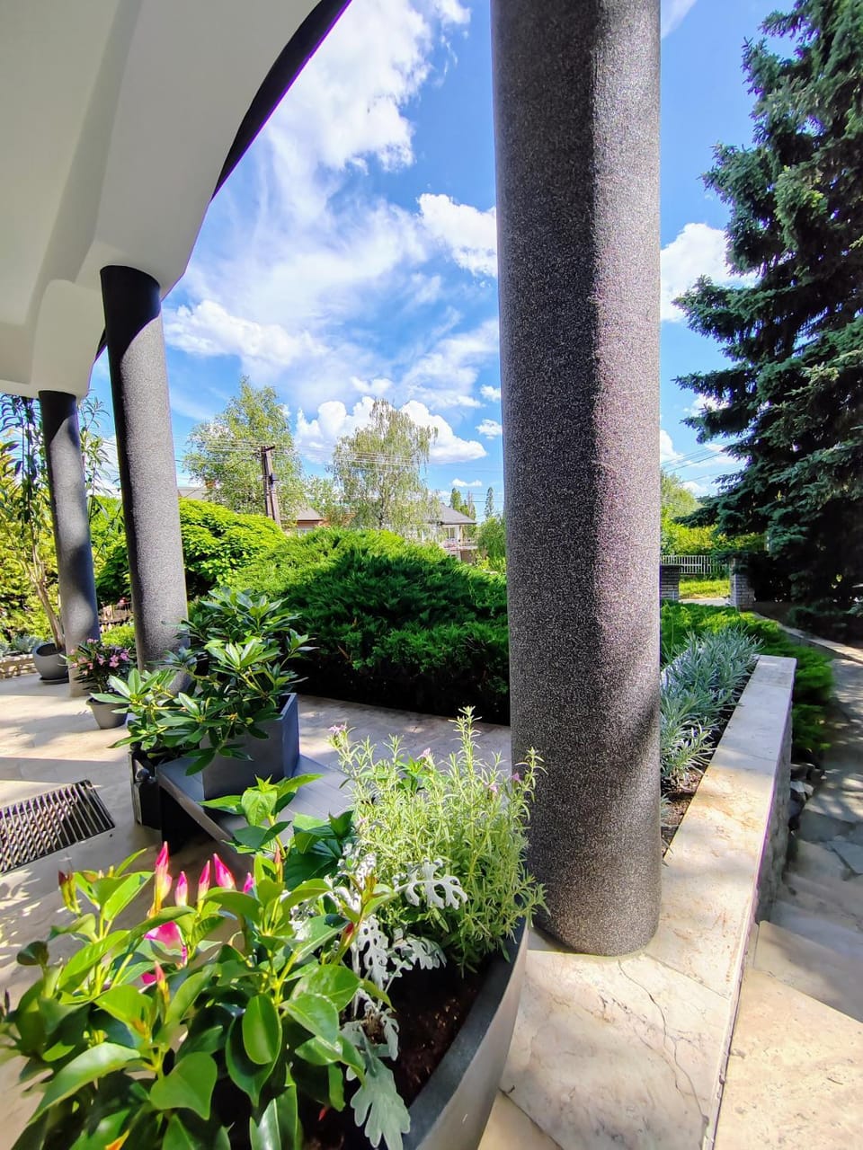 Patio, Garden, Garden view