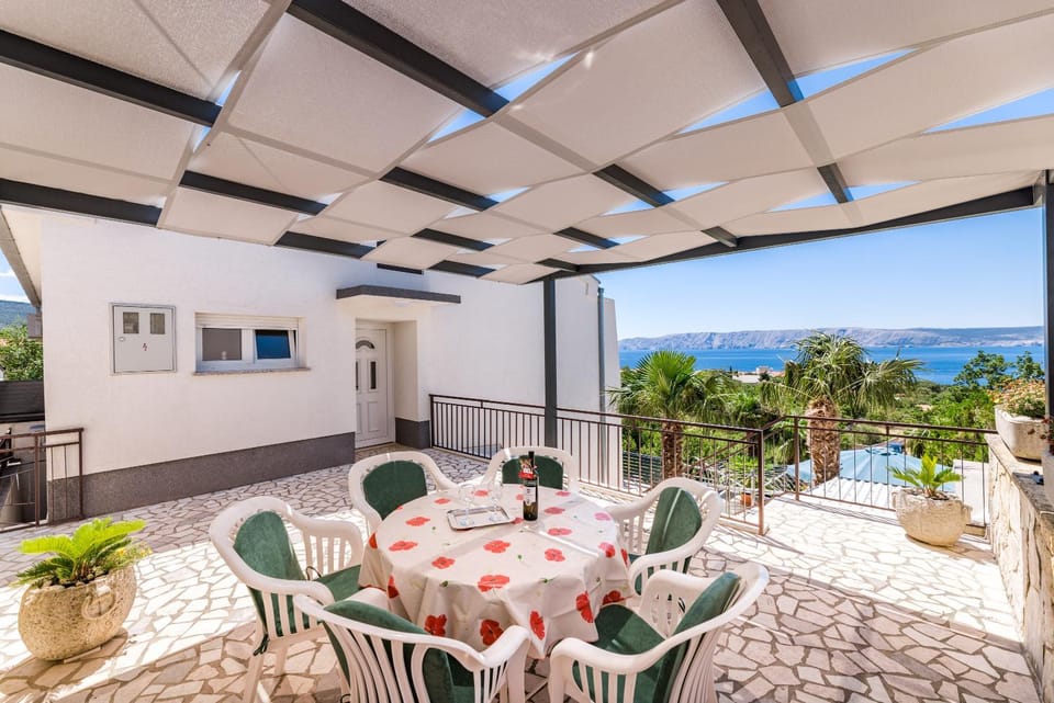 Property building, Patio, Day, View (from property/room), Balcony/Terrace, Balcony/Terrace, Seating area, Sea view