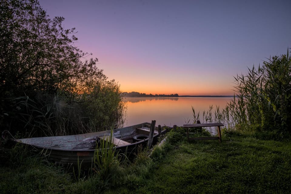 Neighbourhood, Natural landscape, Lake view, Sunset