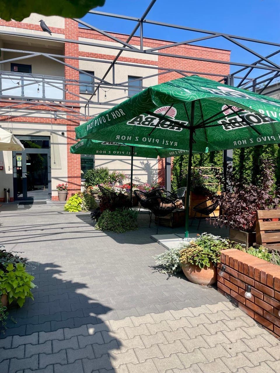 Property building, Garden view