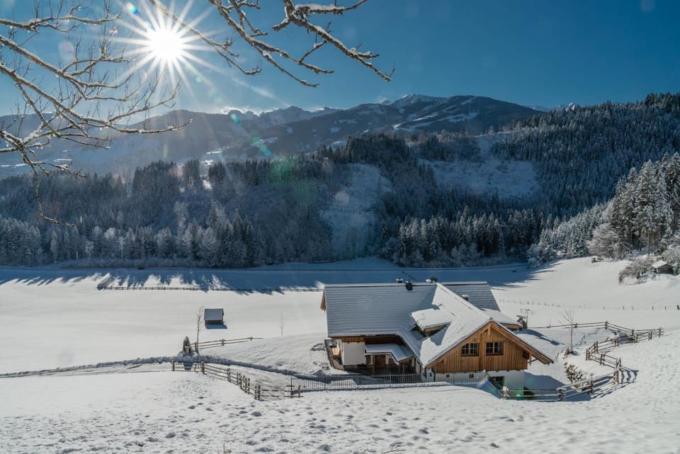 Property building, Natural landscape, Winter, Hiking, Mountain view