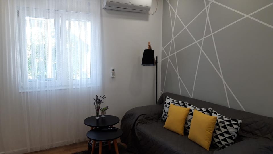 Living room, air conditioner