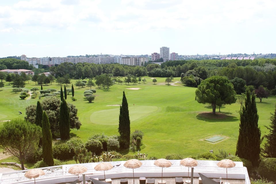 Natural landscape, Garden, Golfcourse, Garden view, Landmark view