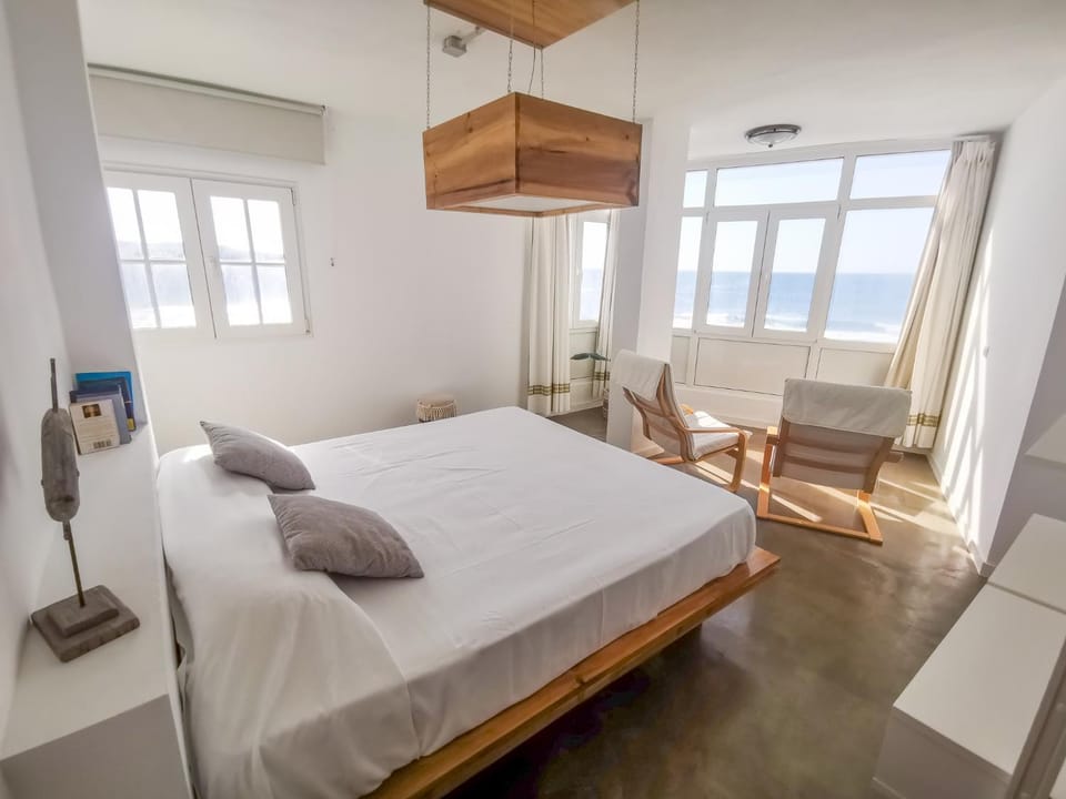 Bed, Photo of the whole room, Bedroom, Sea view