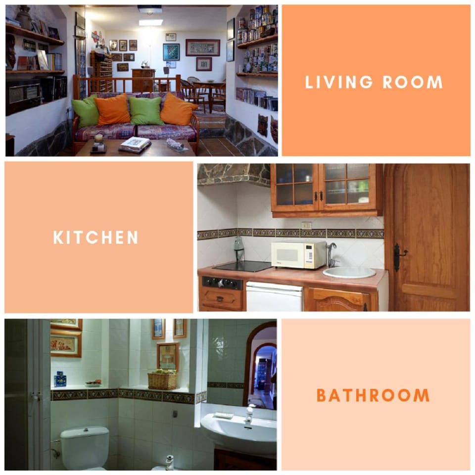 Toilet, Bathroom, TV and multimedia, Kitchen or kitchenette, Living room, Floor plan, Dining area, Bedroom, Area and facilities
