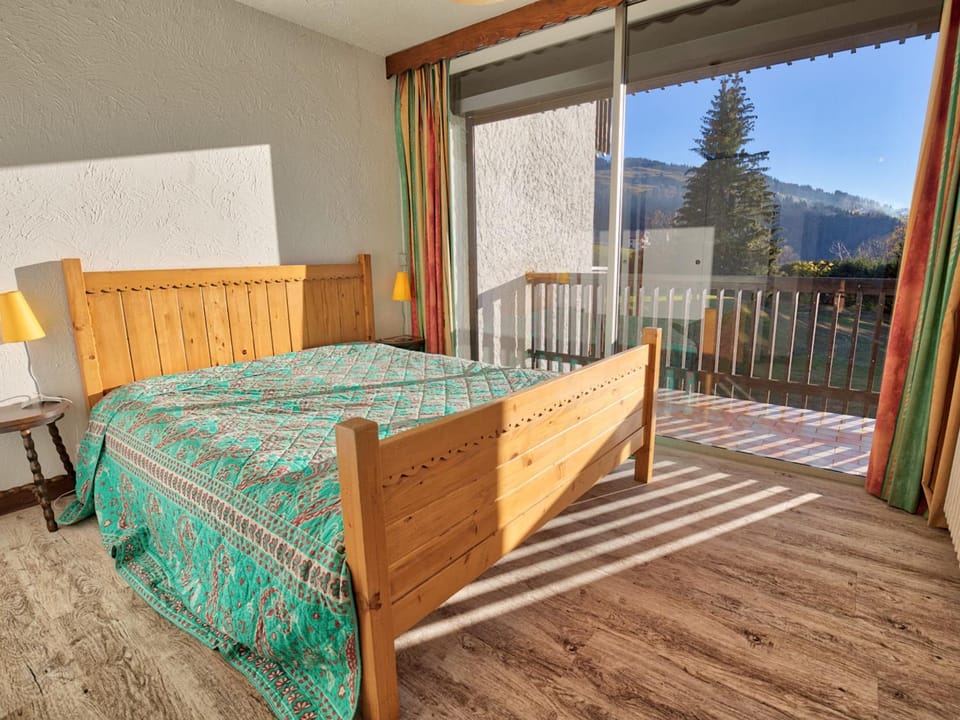 Appartement lumineux 38m² avec piscine saisonnière et animaux acceptés - FR-1-505-74 Apartment in Notre-Dame-de-Bellecombe