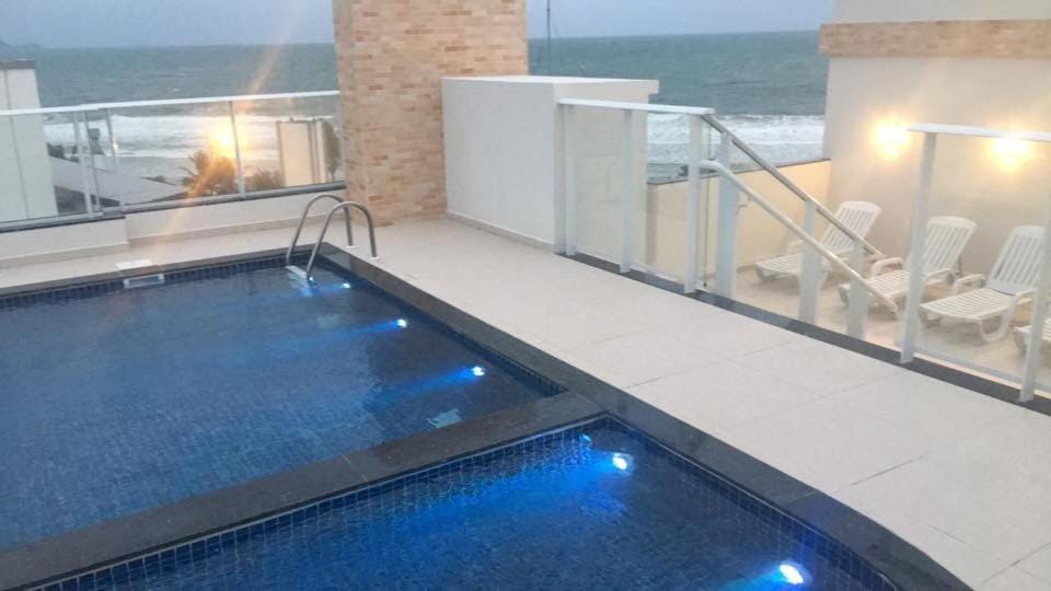 Pool view, Sea view, Swimming pool, Sunrise
