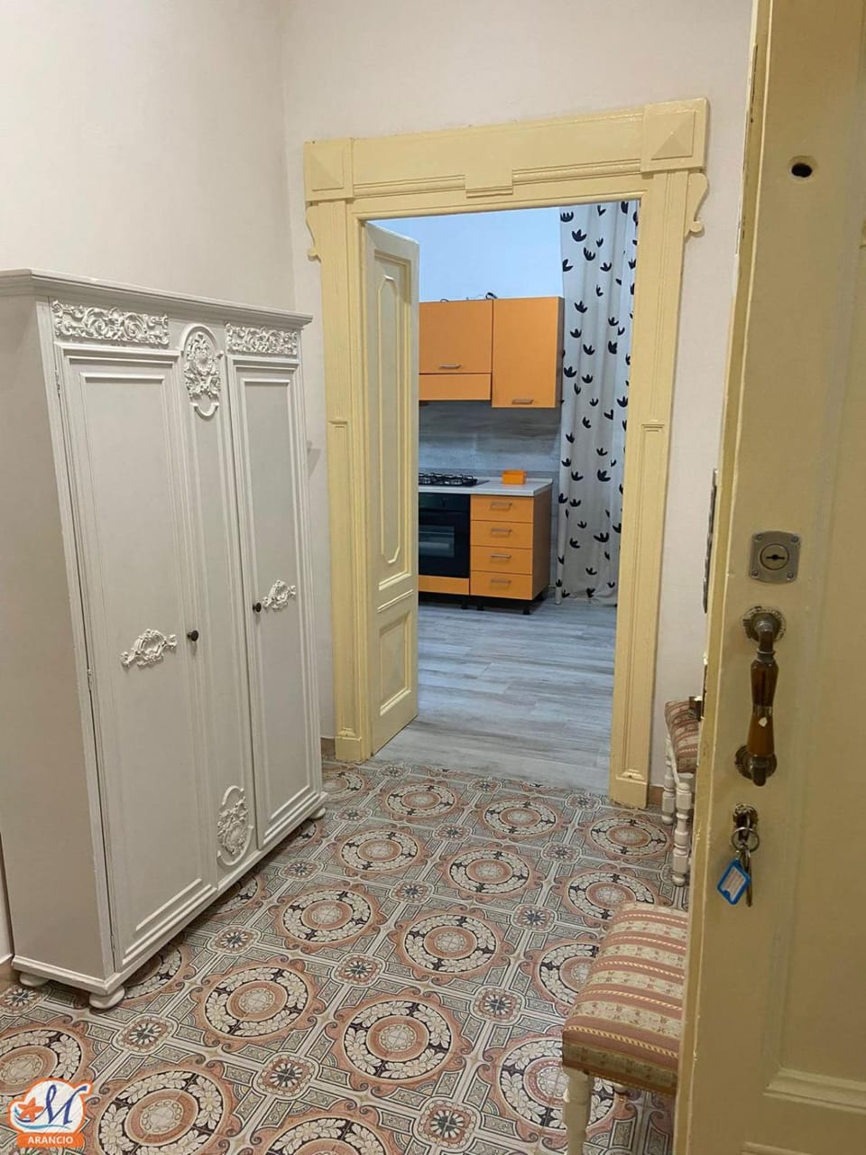 Kitchen or kitchenette, wardrobe