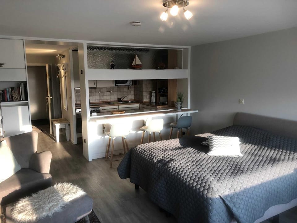 Bed, Living room, Photo of the whole room, Bedroom