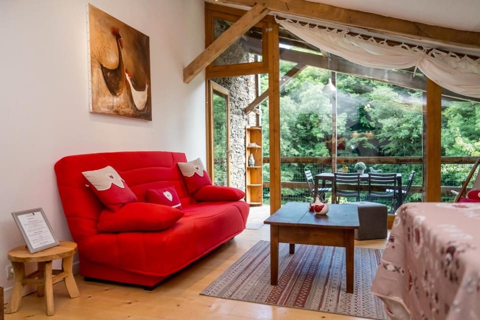 Balcony/Terrace, Living room, Garden view