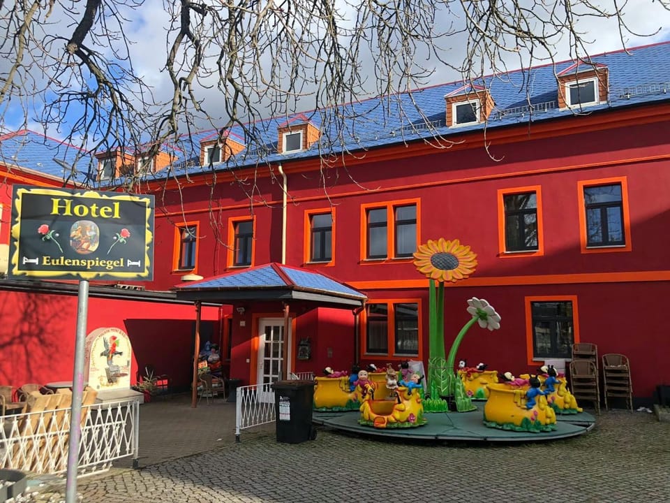 Property building, Facade/entrance, Children play ground