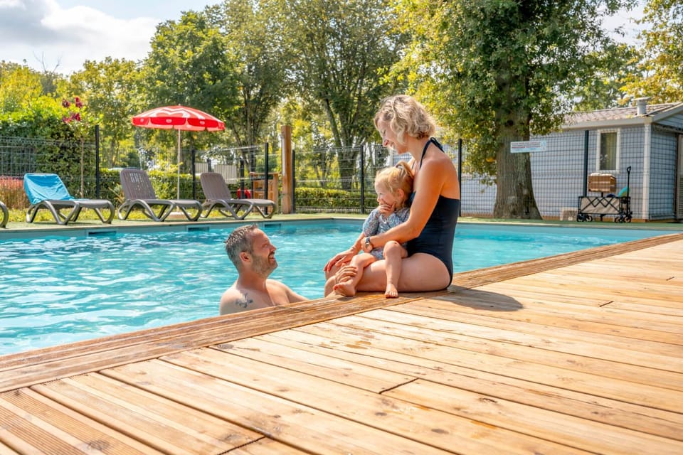 People, Swimming pool, children, sunbed