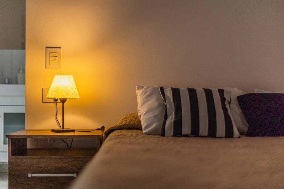 Bed, Living room, Photo of the whole room, Seating area, Bedroom