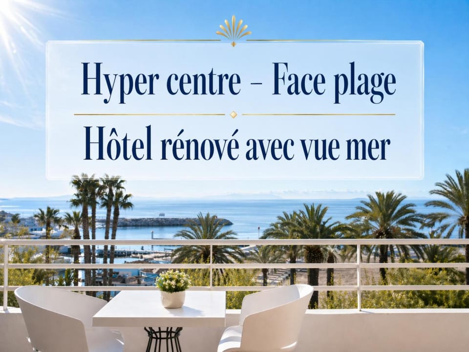 Text overlay, Sea view