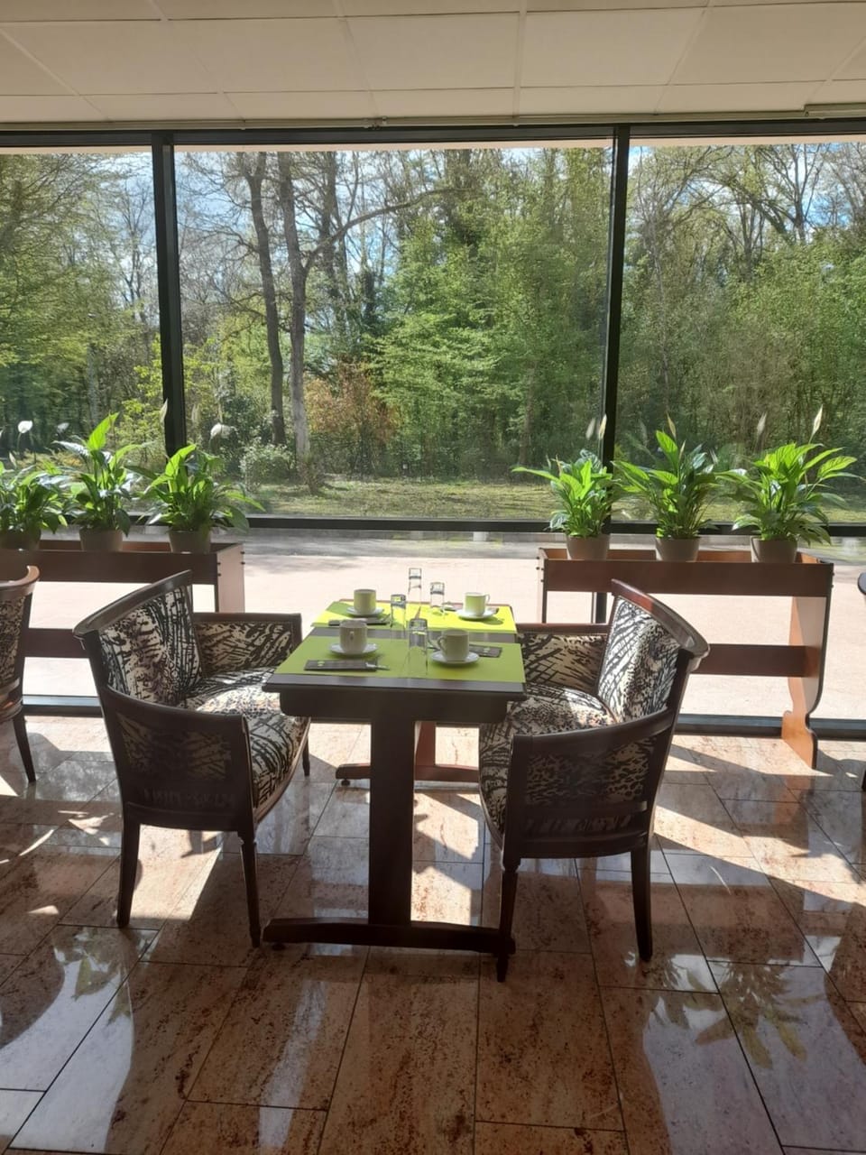 Garden view, Breakfast