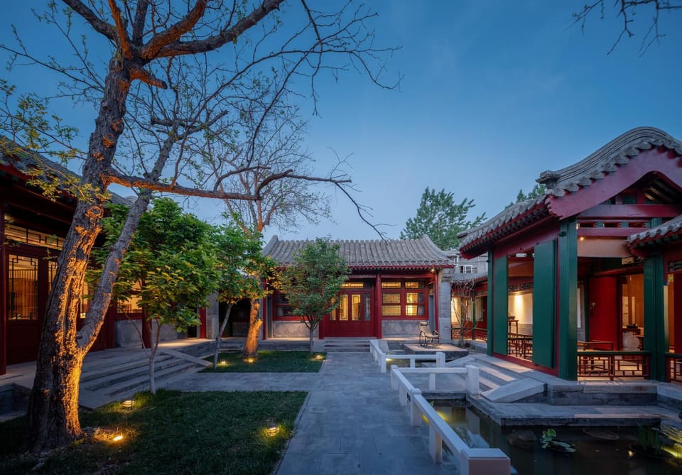 Property building, Garden view