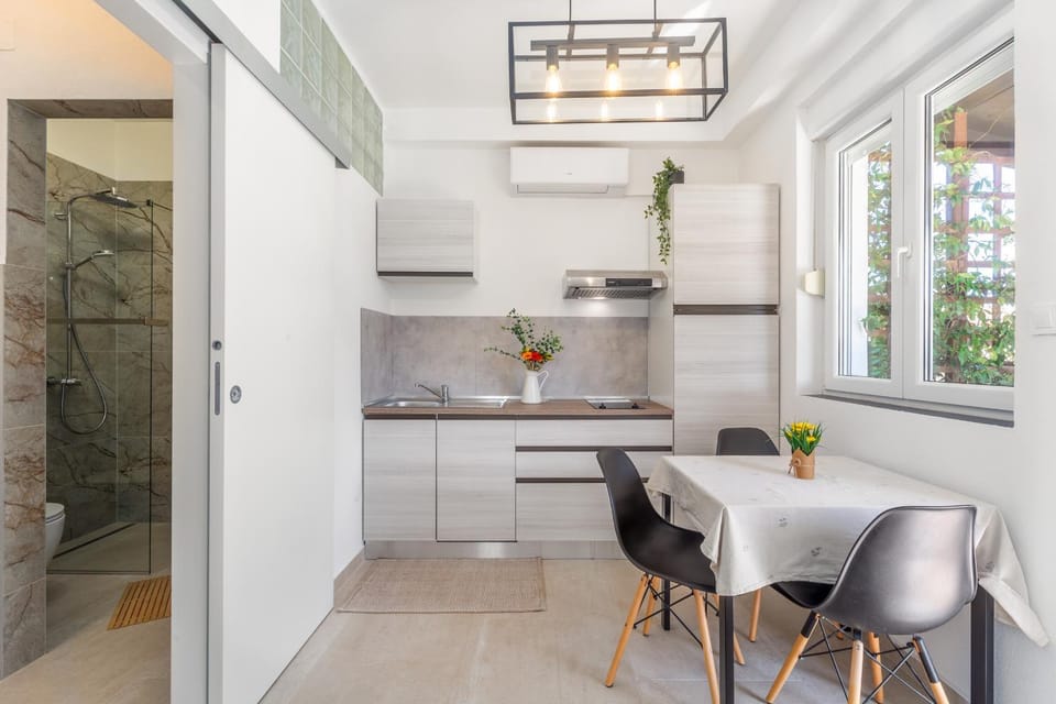 Kitchen or kitchenette, Dining area