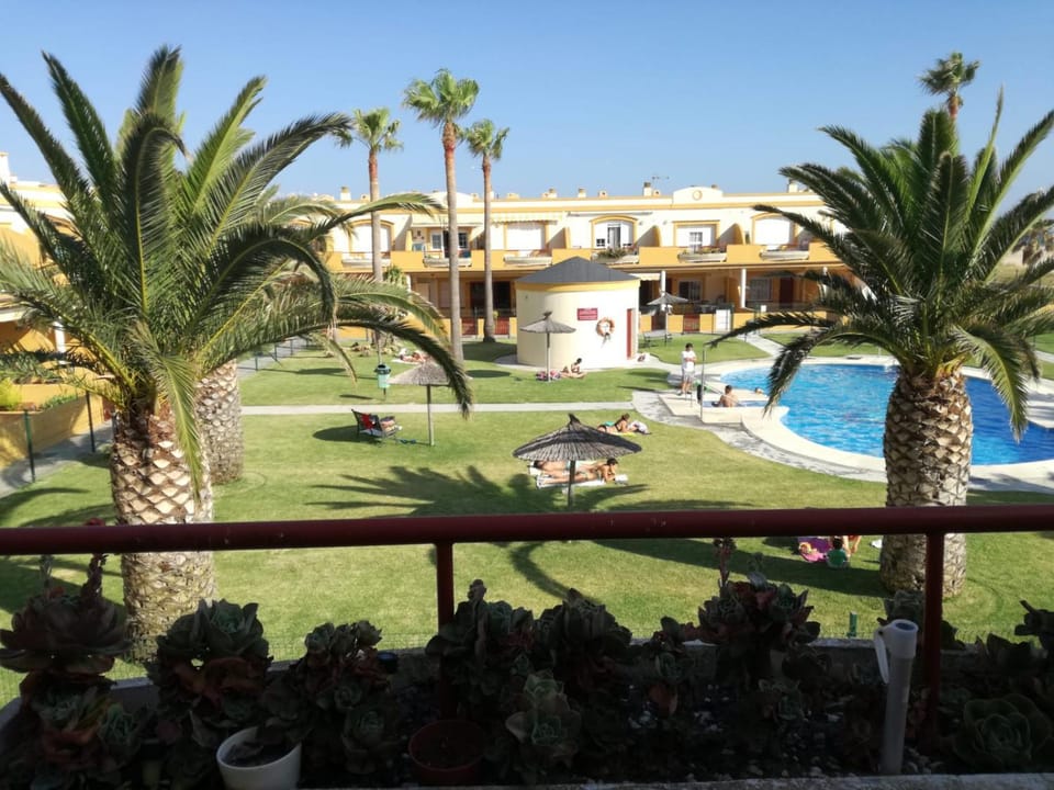 Off site, Summer, Pool view