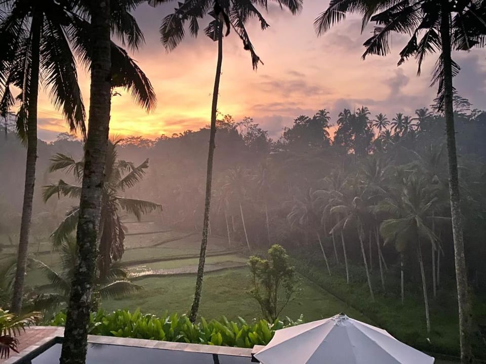 Natural landscape, Mountain view, Sunrise