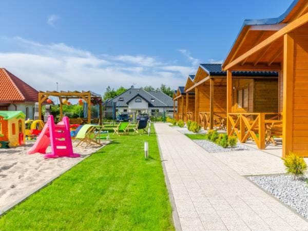 Domki Letniskowe Słoneczna Przystań Nature lodge in Pomeranian Voivodeship