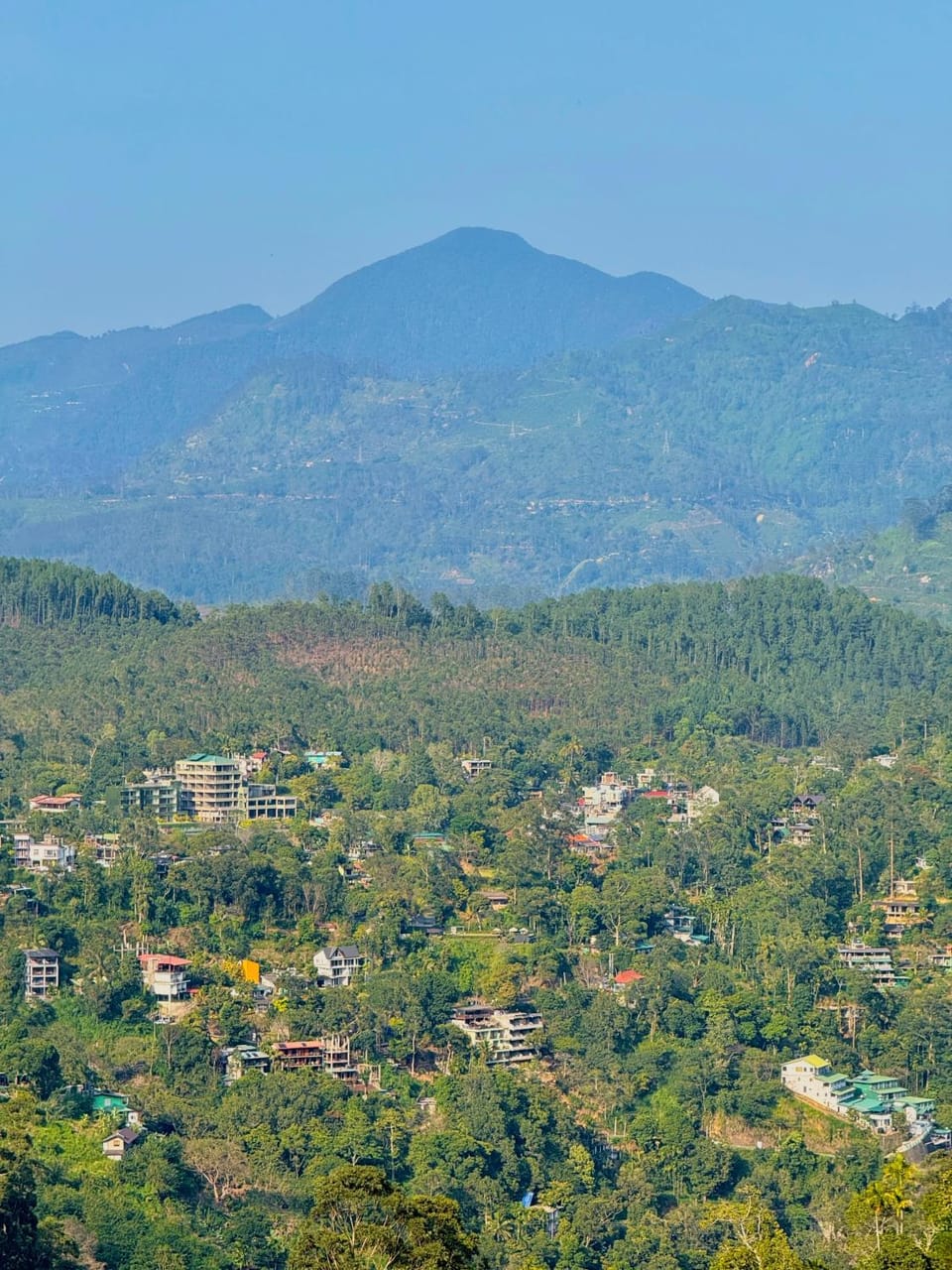 Day, Natural landscape, City view, Mountain view