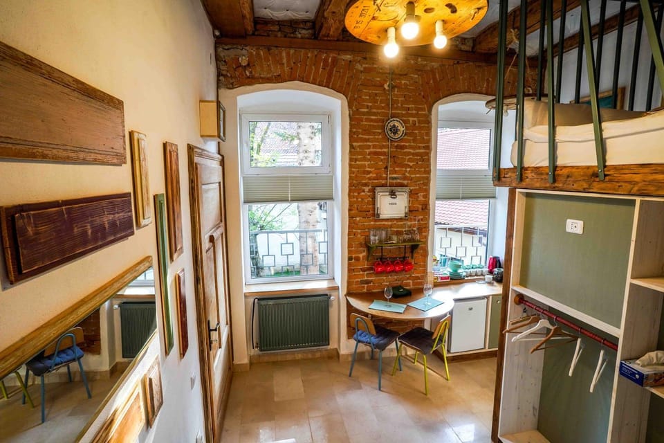 Kitchen or kitchenette, Living room, Dining area