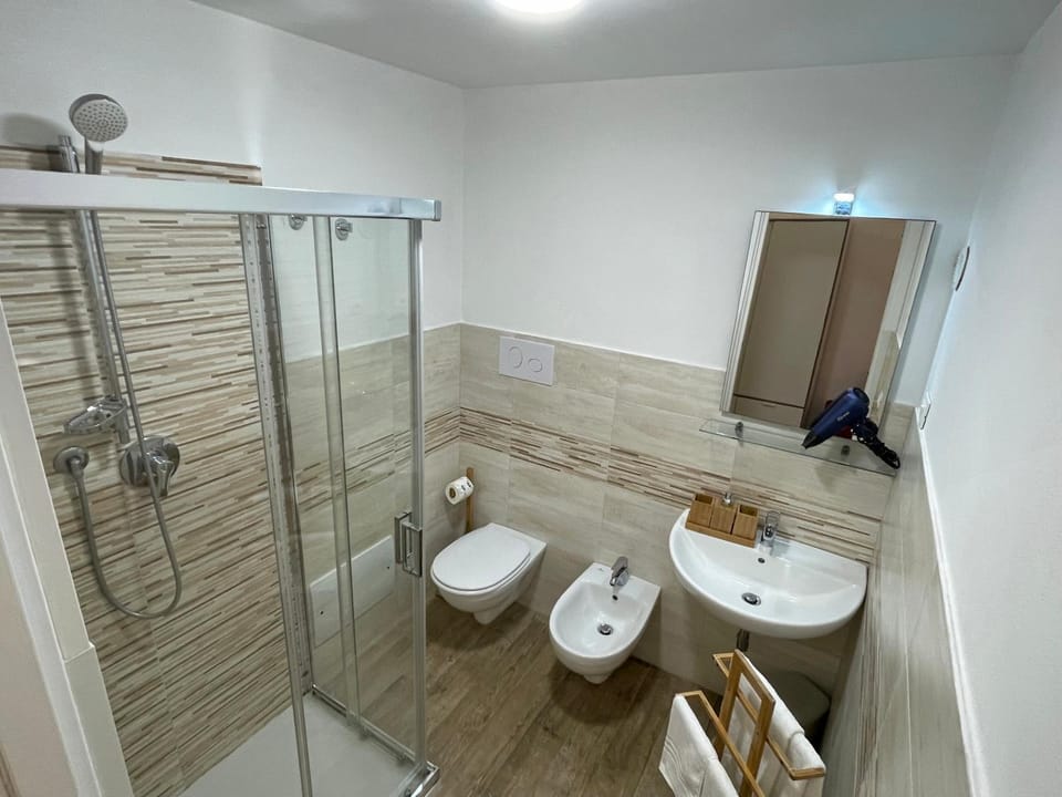 Shower, Toilet, Bathroom, bidet, towels