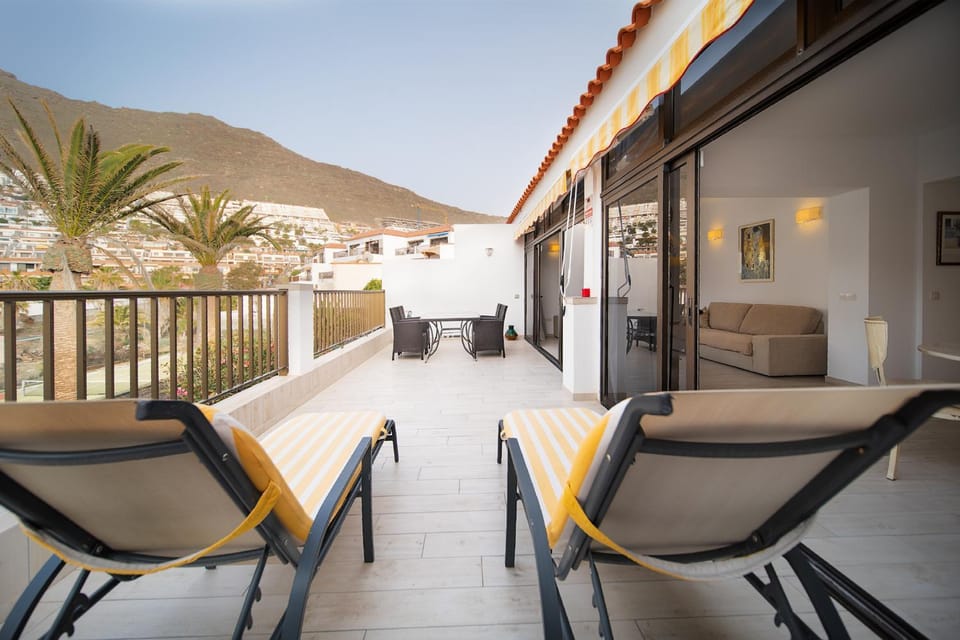 Natural landscape, Balcony/Terrace, Mountain view, sunbed