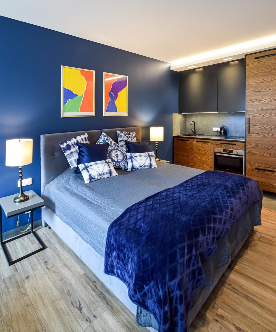 Bed, Kitchen or kitchenette, Photo of the whole room, Bedroom, pet friendly, stove