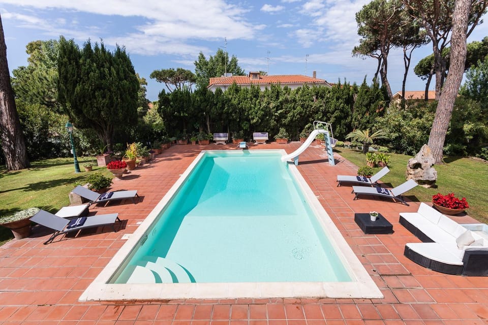 Garden, Swimming pool, sunbed