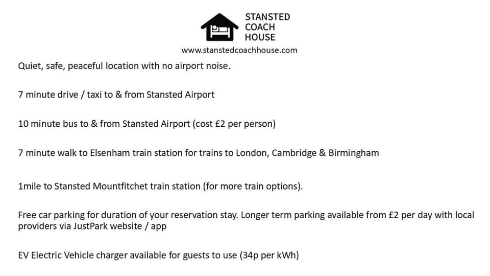 Stansted Coach House - Apartment Hotel Apartment in Uttlesford