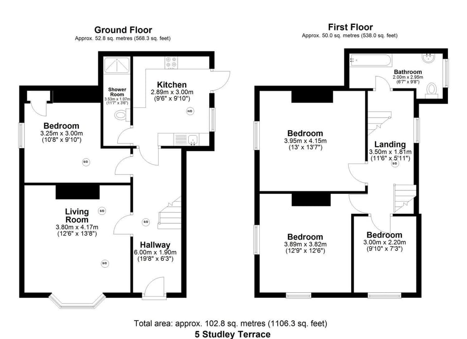 Floor plan, Text overlay