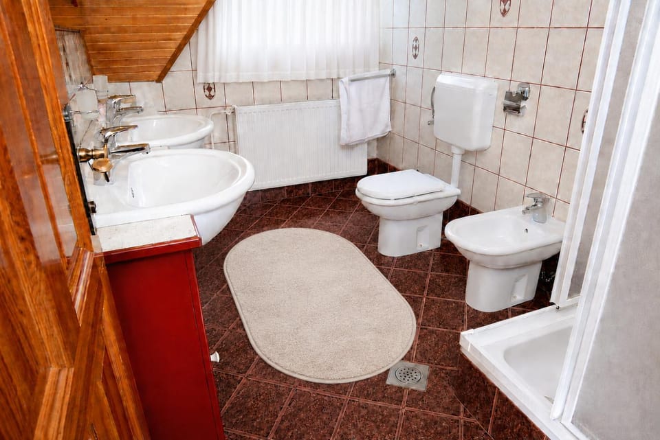 Shower, Toilet, Bathroom, bidet, towels