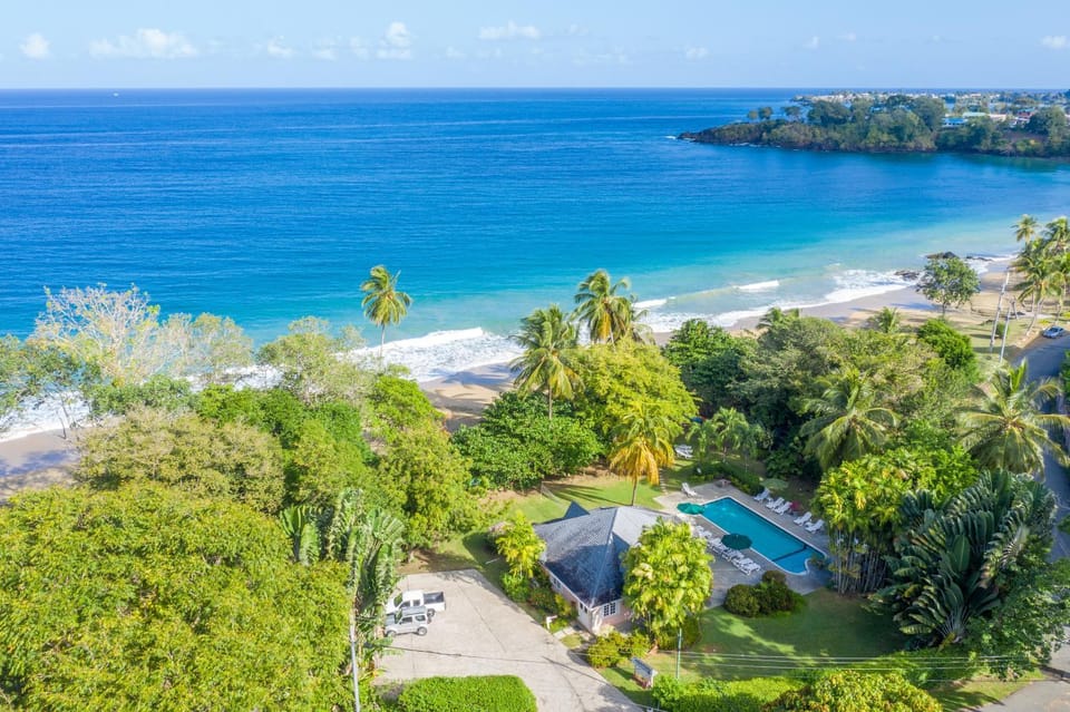 Natural landscape, Bird's eye view, Garden, Lobby or reception, Beach, Sea view, Swimming pool