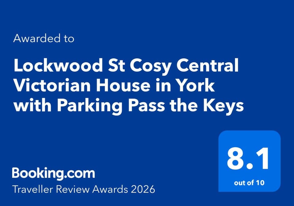 Lockwood St Cosy Central Victorian House in York with Parking Pass the Keys House in York