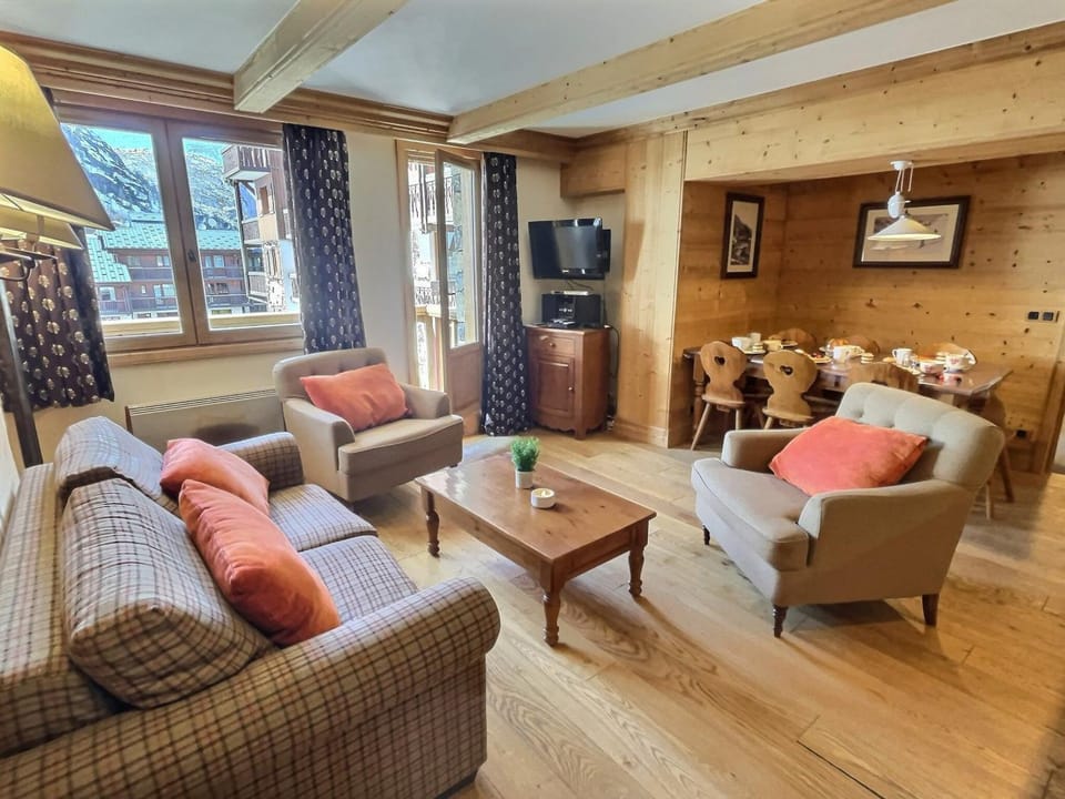 Superbe appartement cabine, animaux OK - 8 pers. - FR-1-411-1 Cabin in Val dIsere