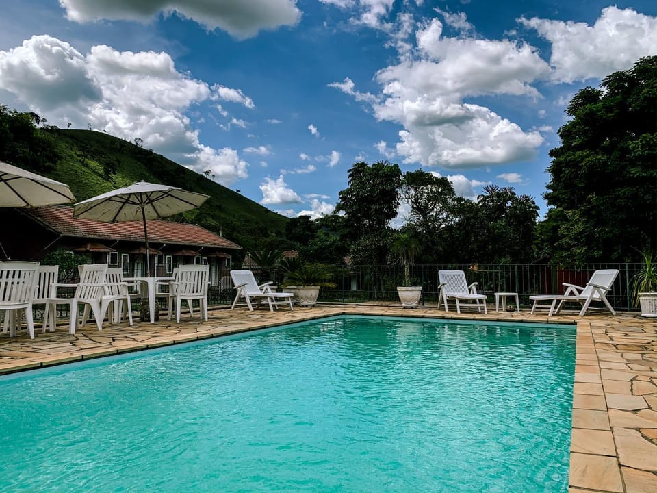 Mountain view, Pool view, Swimming pool, sunbed