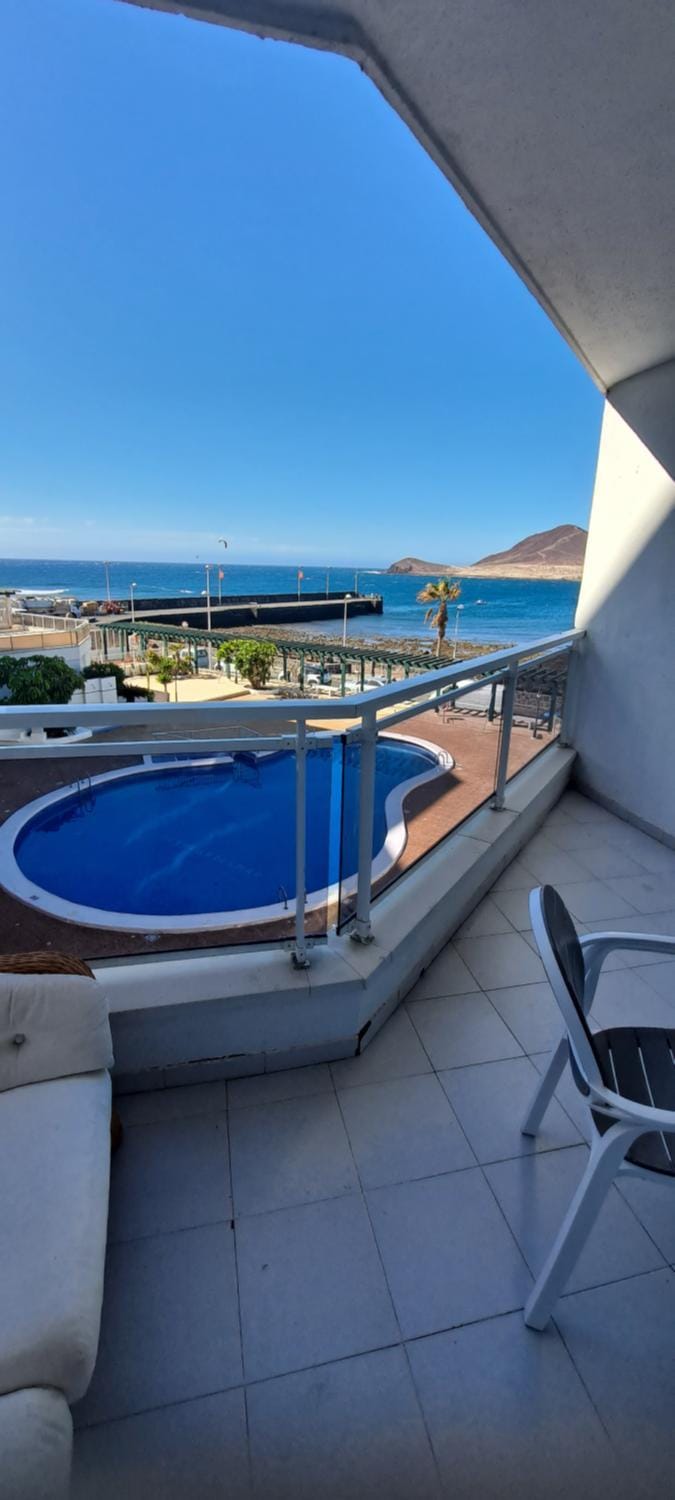 Day, Natural landscape, View (from property/room), Balcony/Terrace, Pool view, Sea view