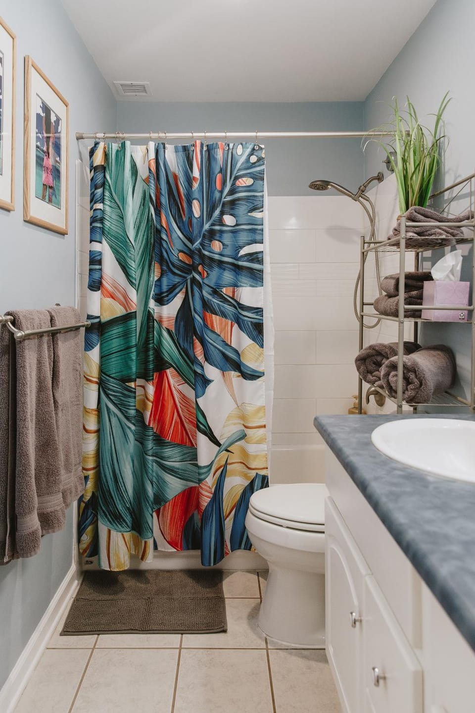 Shower, Bathroom, Bath, towels