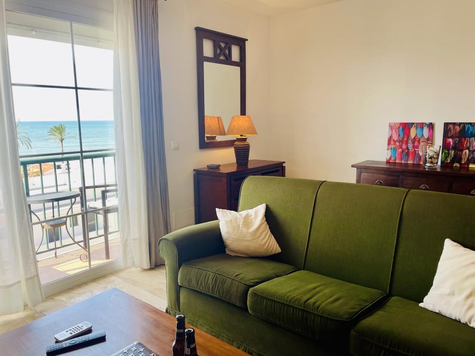Natural landscape, Living room, Seating area, Sea view