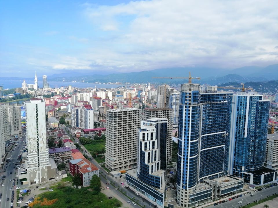 Bird's eye view, City view, Street view