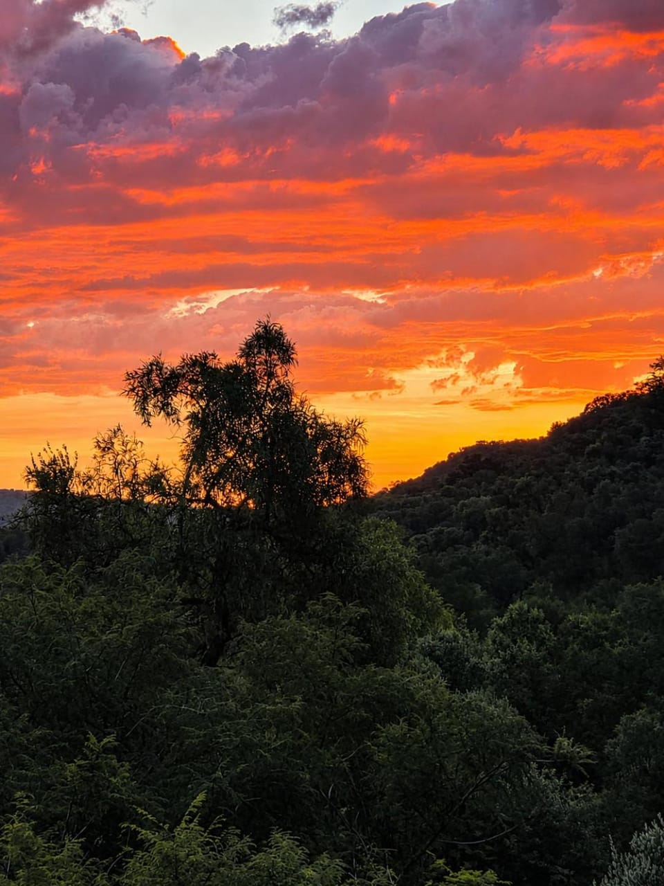 Natural landscape, Mountain view, Sunrise, Sunset